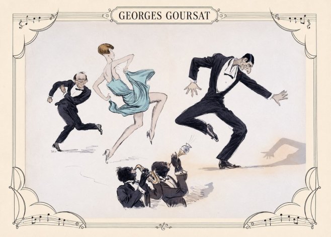 Georges Goursat Jazz Age Revelry No6 - Affiche