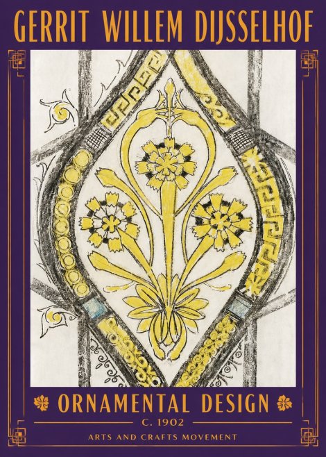 Gerrit Willem Dijsselhof Ornamental Design No4 - Affiche