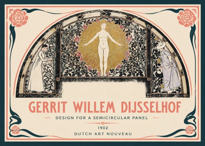 Gerrit Willem Dijsselhof Nature's Awakening No4 - Affiche