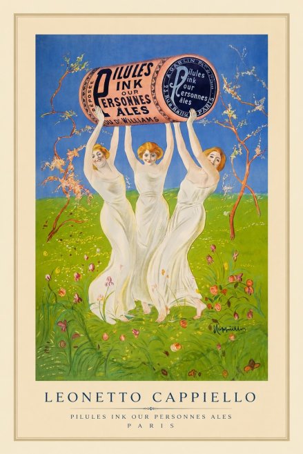 Leonetto Cappiello Pilules Ink Our Personnes Ales No1 - Affiche