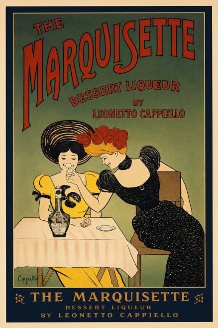 Leonetto Cappiello The Marquisette Dessert Liqueur No3 - Affiche