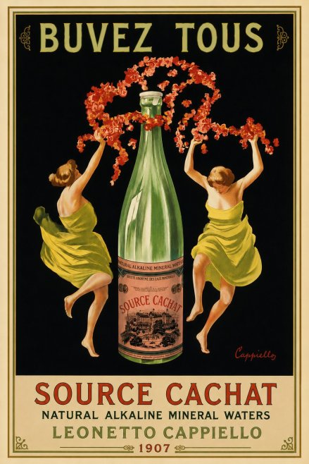 Leonetto Cappiello Source Cachat No6 - Affiche