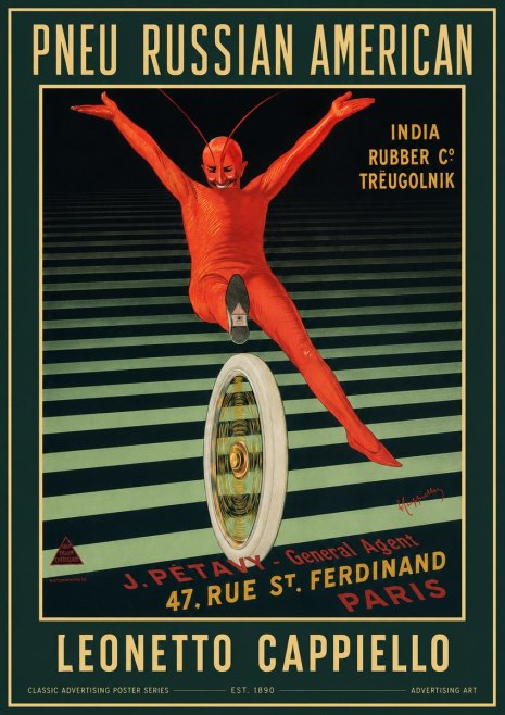 Leonetto Cappiello Pneu Russian American No2 - Affiche