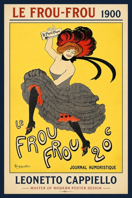 Leonetto Cappiello Le Frou-frou No2 - Affiche