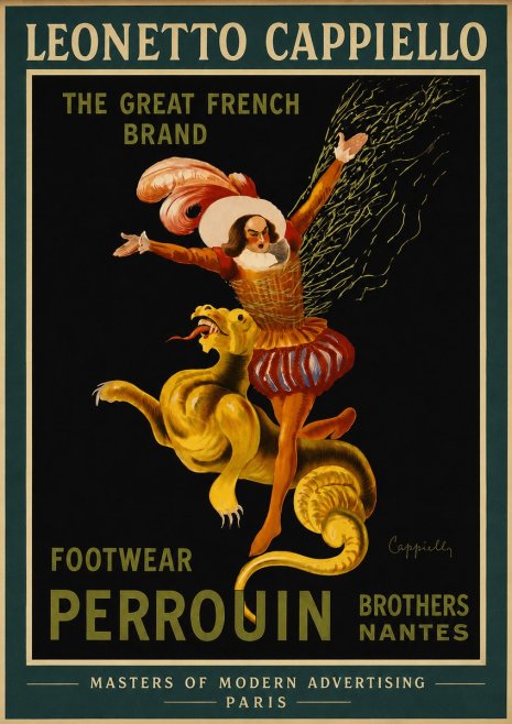 Leonetto Cappiello Footwear Perrouin No4 - Affiche