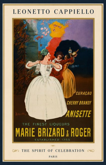 Leonetto Cappiello Marie Brizard & Roger - the Finest Liqueurs No1 - Affiche