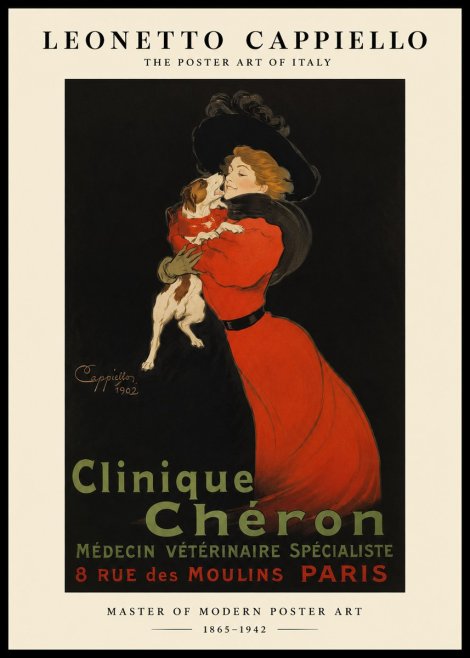 Leonetto Cappiello Clinique Chéron No1 - Affiche
