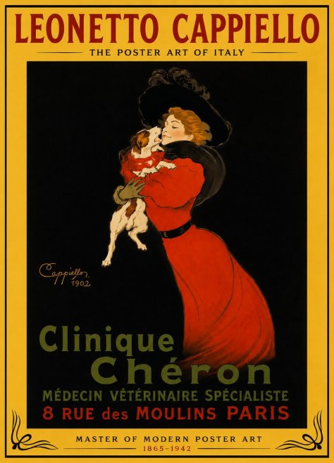 Leonetto Cappiello Clinique Chéron No4 - Affiche