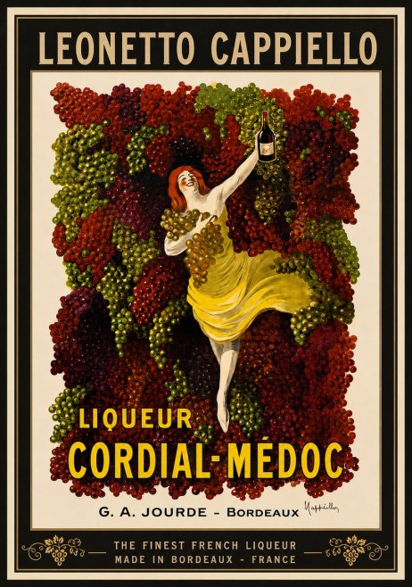 Leonetto Cappiello Liqueur Cordial-médoc No4 - Affiche