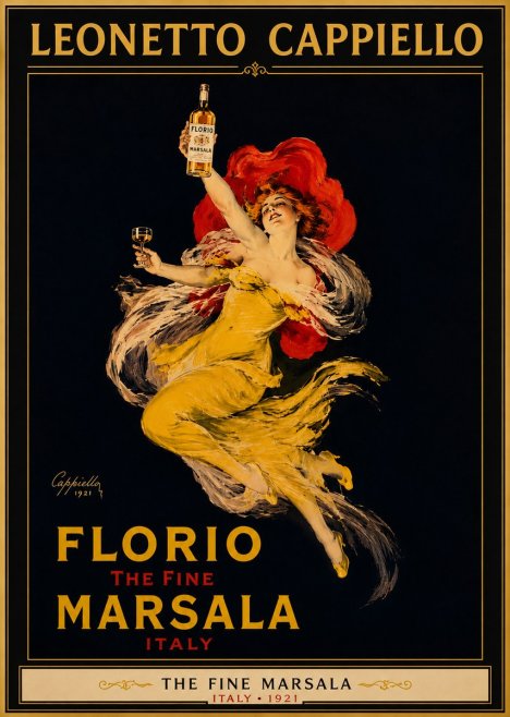 Leonetto Cappiello Florio the Fine Marsala No4 - Affiche