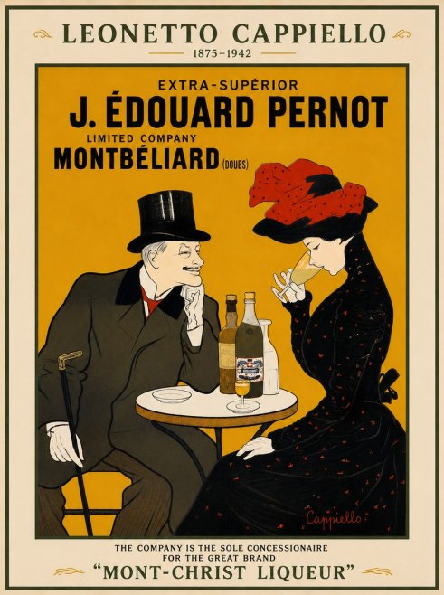 Leonetto Cappiello J. Édouard Pernot No5 - Affiche