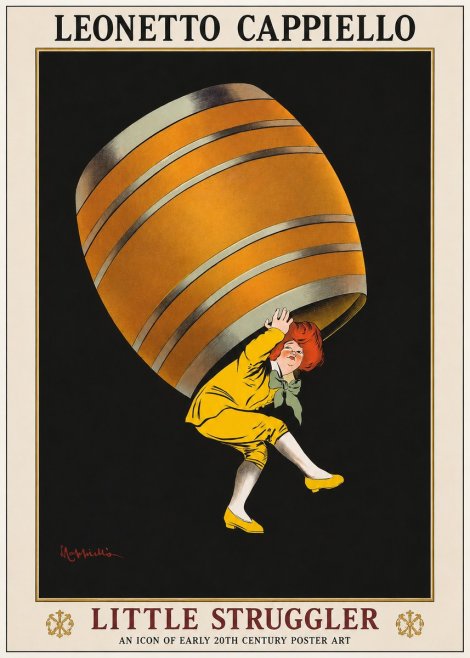 Leonetto Cappiello Little Struggler No1 - Affiche