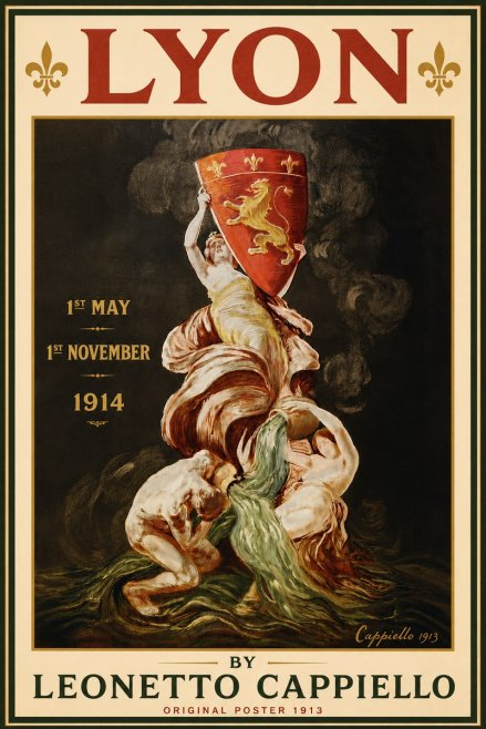 Leonetto Cappiello Lyon No5 - Affiche