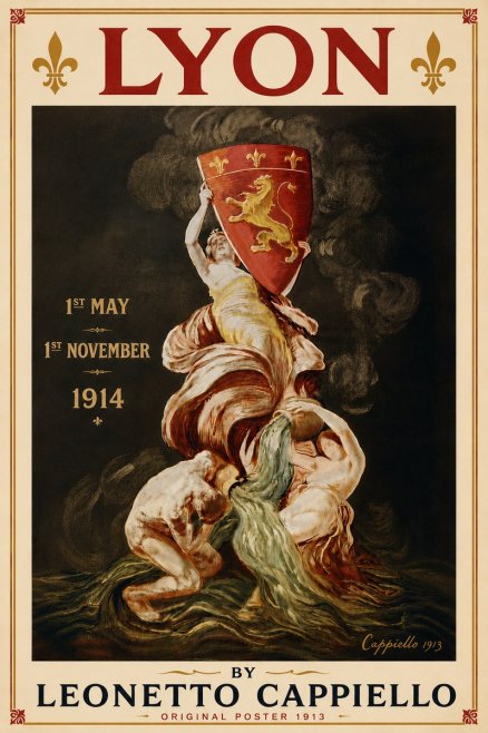 Leonetto Cappiello Lyon No6 - Affiche