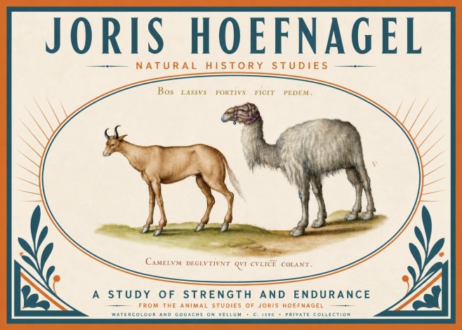 Joris Hoefnagel A Study of Strength and Endurance No4 - Affiche