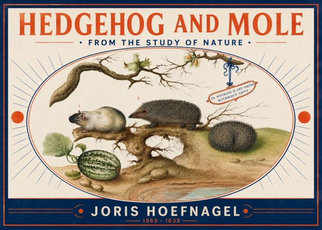 Joris Hoefnagel Hedgehog and Mole No3 - Affiche