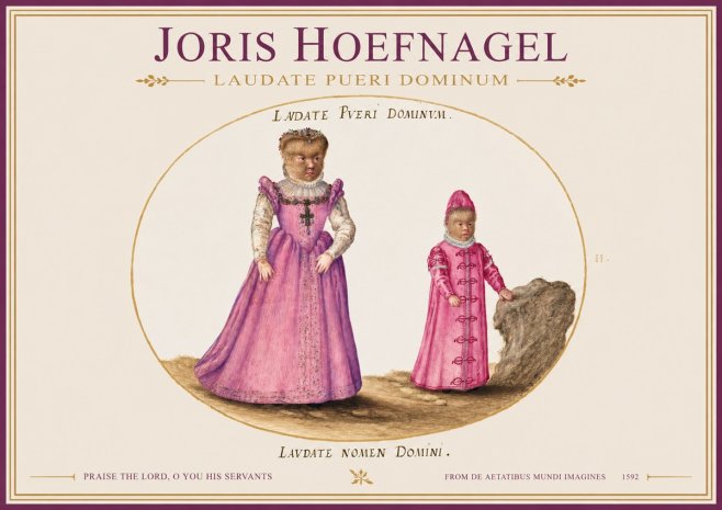 Joris Hoefnagel Laudate Pueri Dominum No1 - Affiche