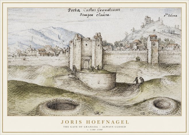 Joris Hoefnagel The Gate of Granada - Always Closed No1 - Affiche