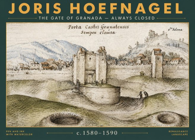 Joris Hoefnagel The Gate of Granada - Always Closed No5 - Affiche