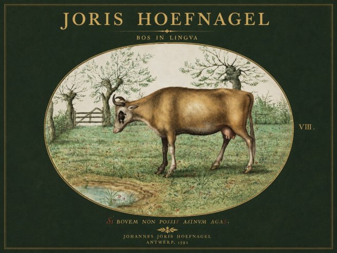 Joris Hoefnagel Bos in Lingva No3 - Affiche
