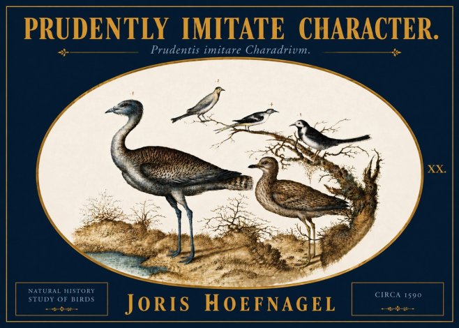 Joris Hoefnagel Prudently Imitate Character. No5 - Affiche