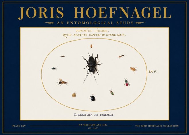 Joris Hoefnagel Formica Cicadae No3 - Affiche