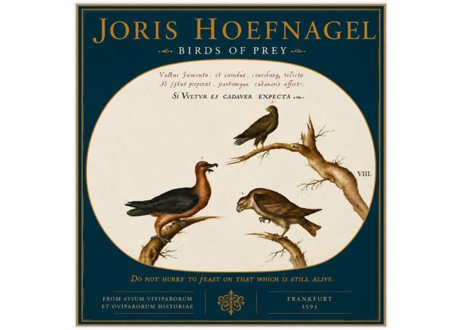 Joris Hoefnagel Birds of Prey No4 - Affiche