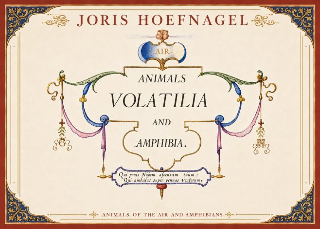 Joris Hoefnagel Animals Volatilia and Amphibia. No6 - Affiche