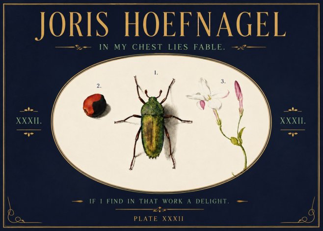 Joris Hoefnagel In My Chest Lies Fable No4 - Affiche