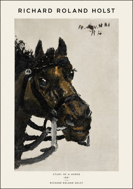 Richard Roland Holst Study of a Horse No1 - Affiche