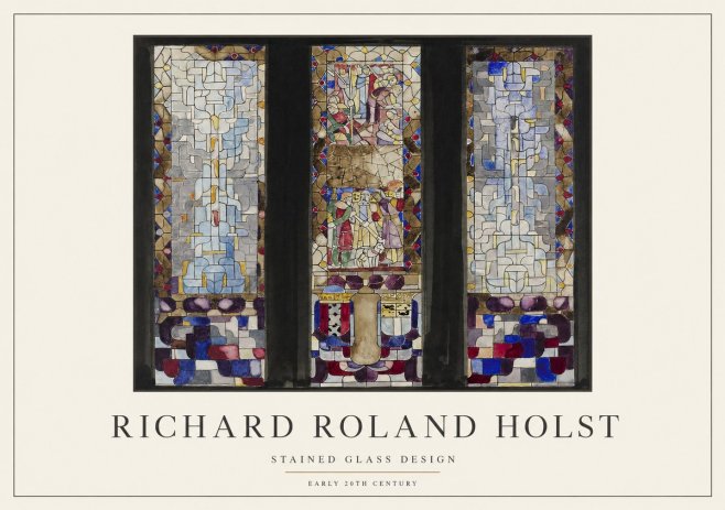 Richard Roland Holst Stained Glass Design No1 - Affiche