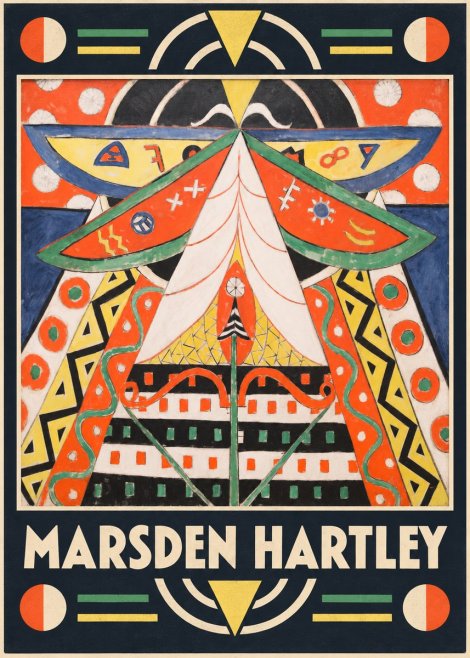 Marsden Hartley Painting No. 5 No5 - Affiche