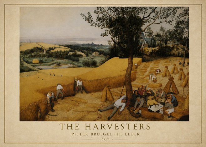 Pieter Bruegel The Harvesters II No1 - Affiche