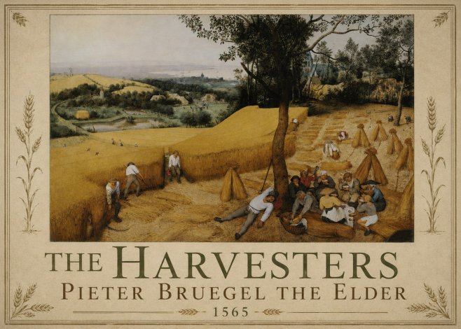 Pieter Bruegel The Harvesters II No3 - Affiche