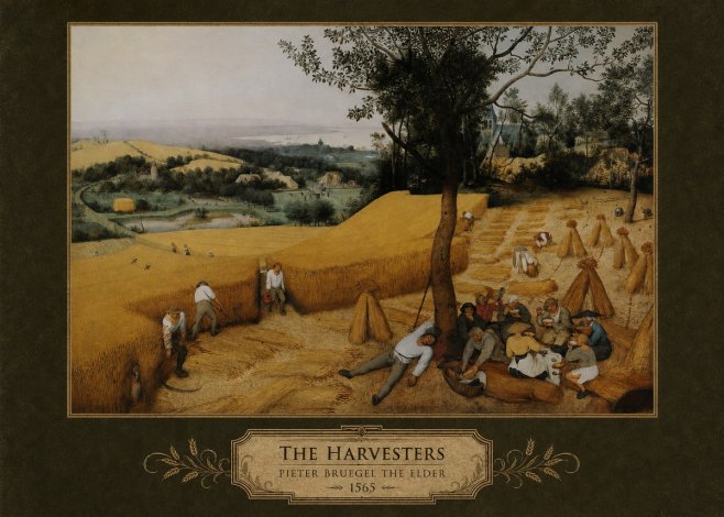 Pieter Bruegel The Harvesters II No4 - Affiche