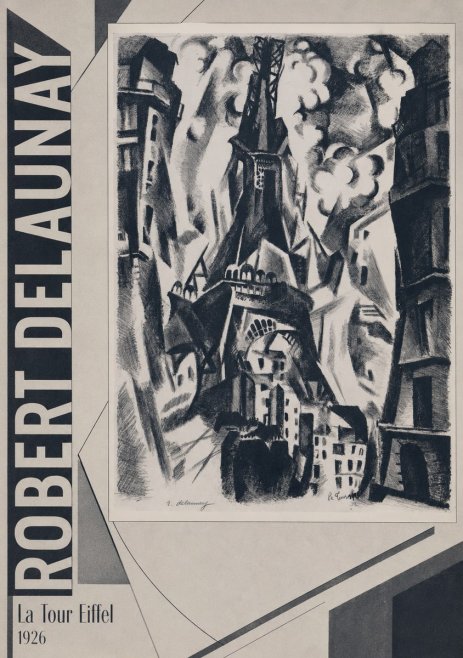 Robert Delaunay La Tour Eiffel No2 - Affiche