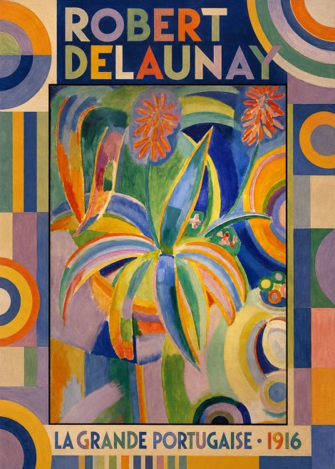 Robert Delaunay La Grande Portugaise I No6 - Affiche