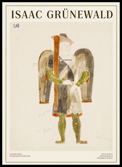 Isaac Grünewald Costume Design IV No1 - Affiche