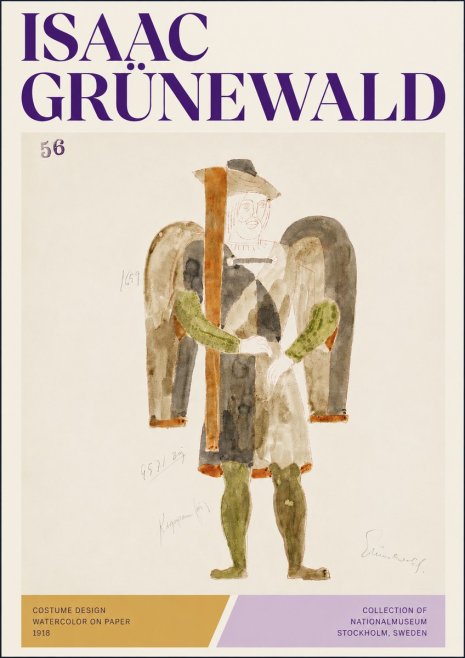 Isaac Grünewald Costume Design IV No3 - Affiche