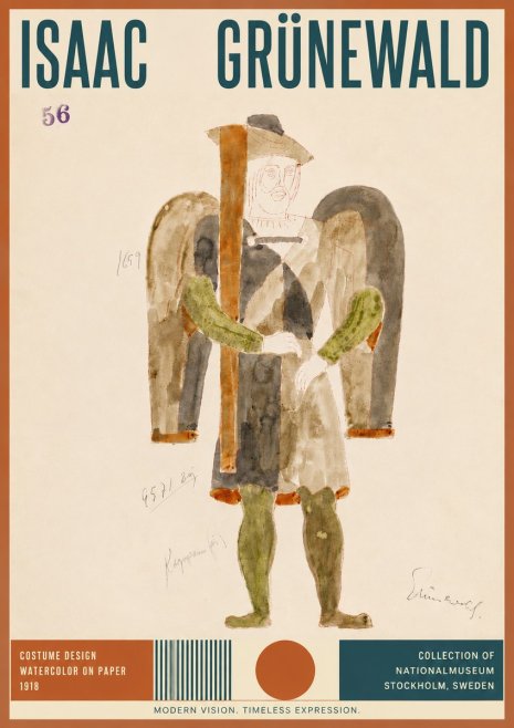 Isaac Grünewald Costume Design IV No5 - Affiche