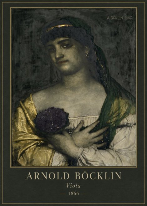 Arnold Böcklin Viola No1 - Affiche