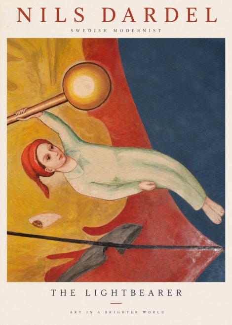 Nils Dardel The Lightbearer No1 - Affiche