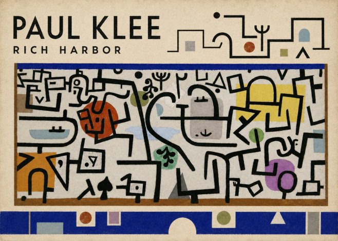 Paul Klee Rich Harbor No4 - Affiche