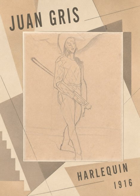 Juan Gris Harlequin No2 - Affiche