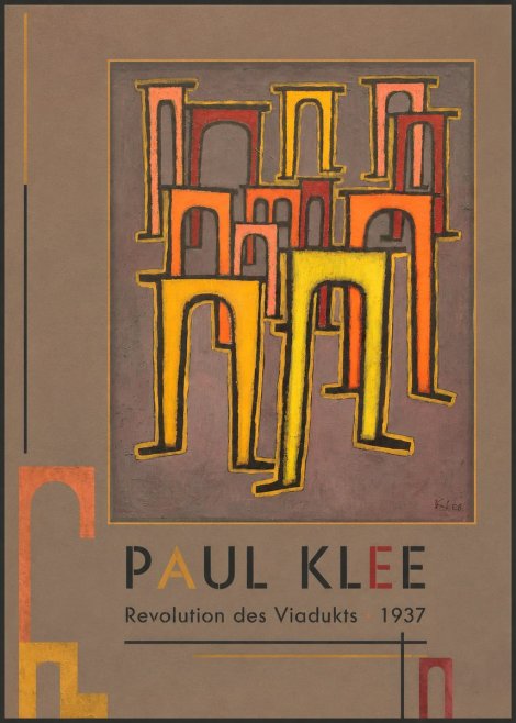 Paul Klee Revolution Des Viadukts No2 - Affiche