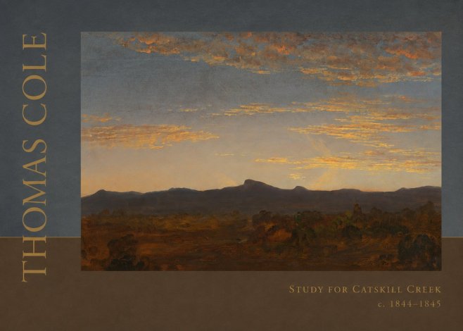 Thomas Cole Study for Catskill Creek I No6 - Affiche