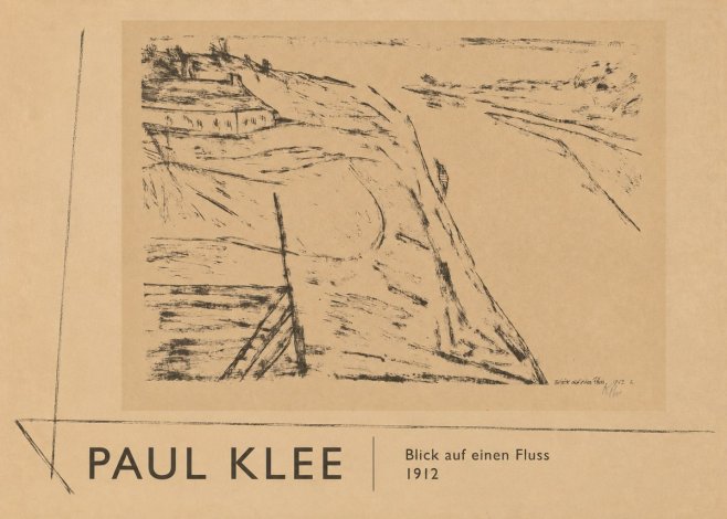 Paul Klee Blick Auf Einen Fluss No1 - Affiche