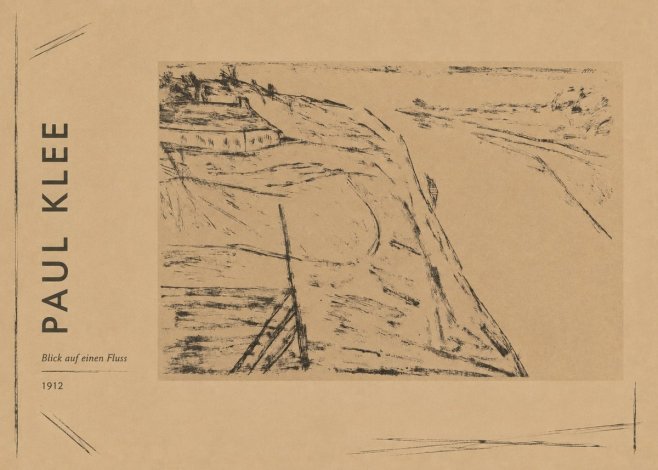 Paul Klee Blick Auf Einen Fluss No2 - Affiche