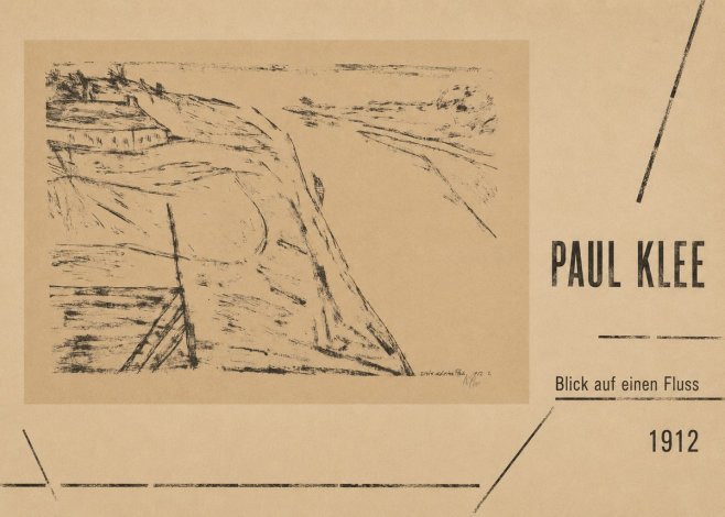 Paul Klee Blick Auf Einen Fluss No5 - Affiche