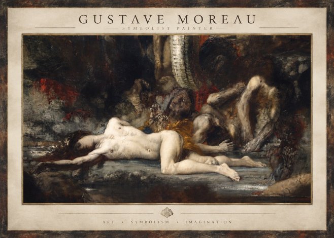 Gustave Moreau Despair No1 - Affiche